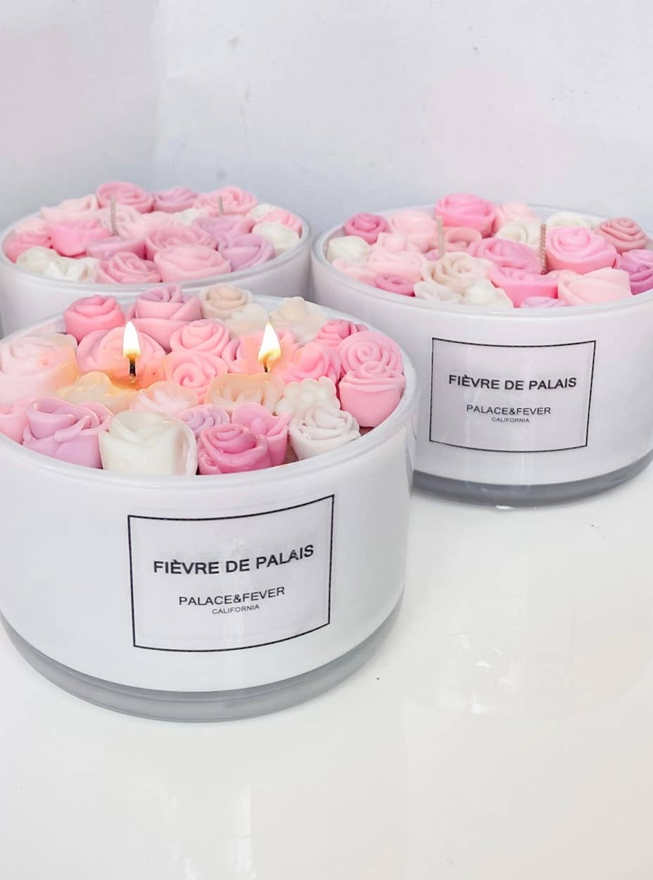 Flower Bouquet Soy Candle Floral