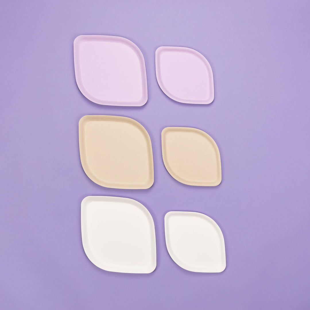 Compostable Appetizer Plates 8" | 3 Colors | 8-Pack