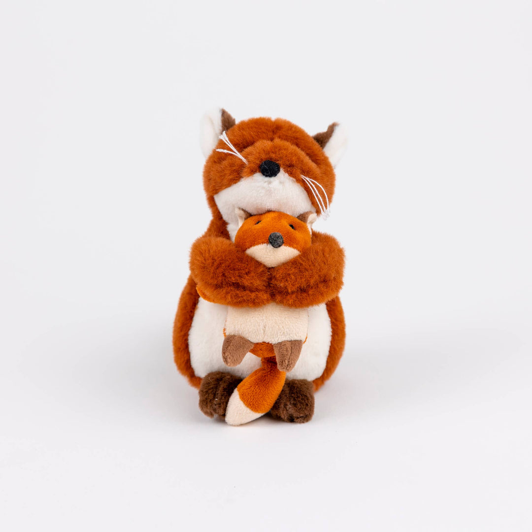 Plush Fox With Baby