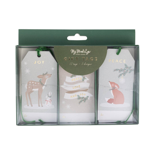 PLGT201 - Woodland Christmas Tag Set