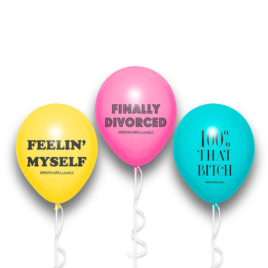 Divorce Party Badass Balloons