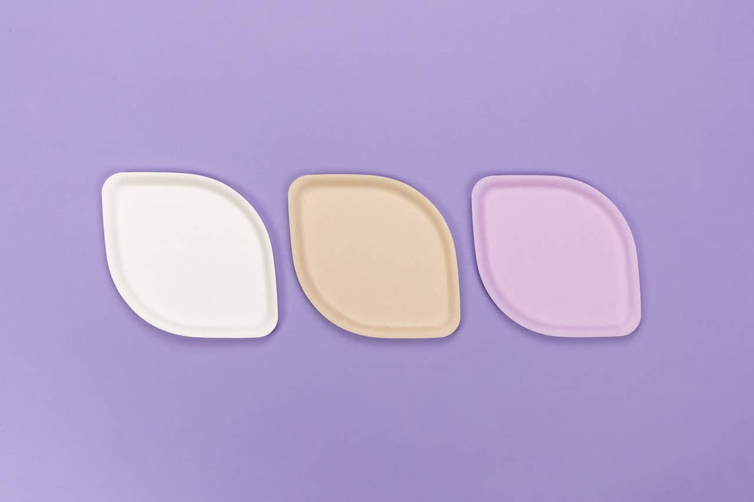 Compostable Appetizer Plates 8" | 3 Colors | 8-Pack