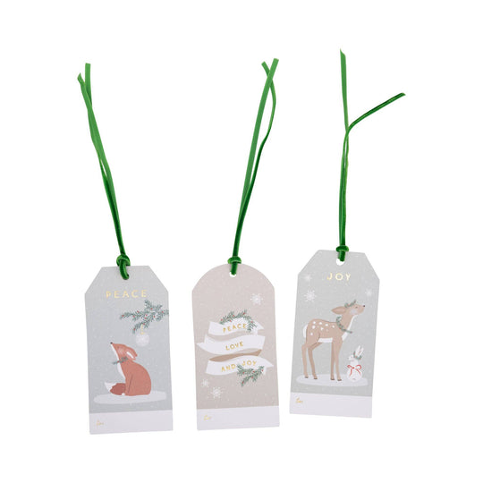 PLGT201 - Woodland Christmas Tag Set