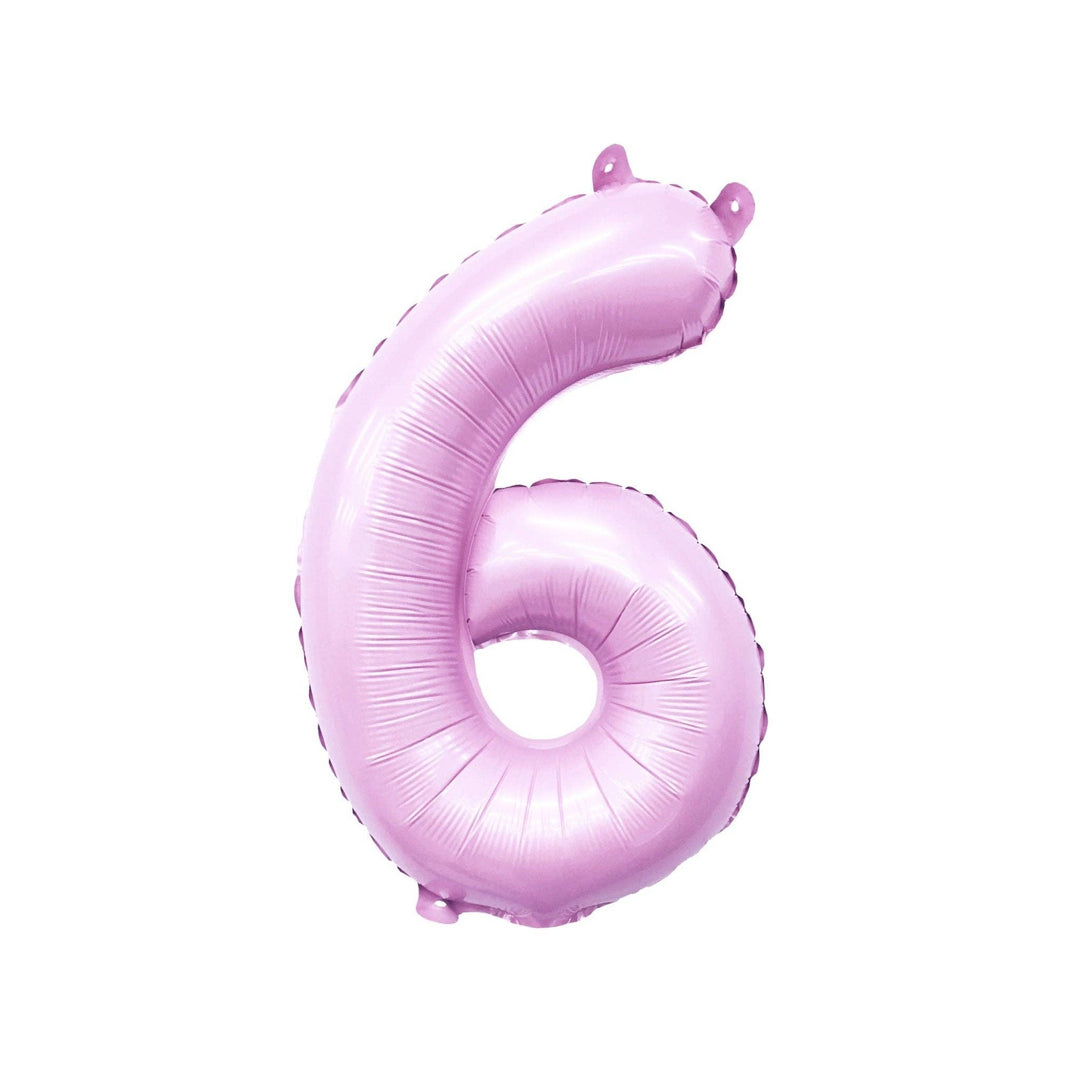 Pastel Pink Number Balloon