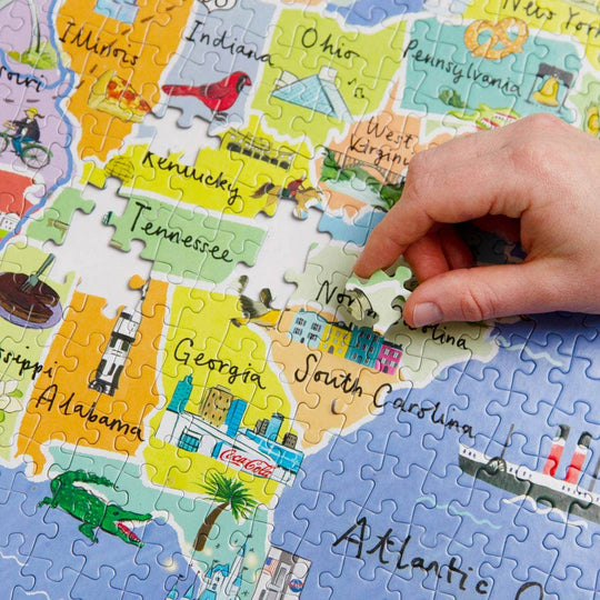 USA Jigsaw Puzzle - 1000pcs | Christmas Gifts |