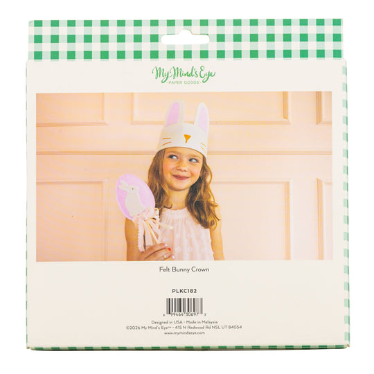 PLKC182 - Felt Bunny Crown