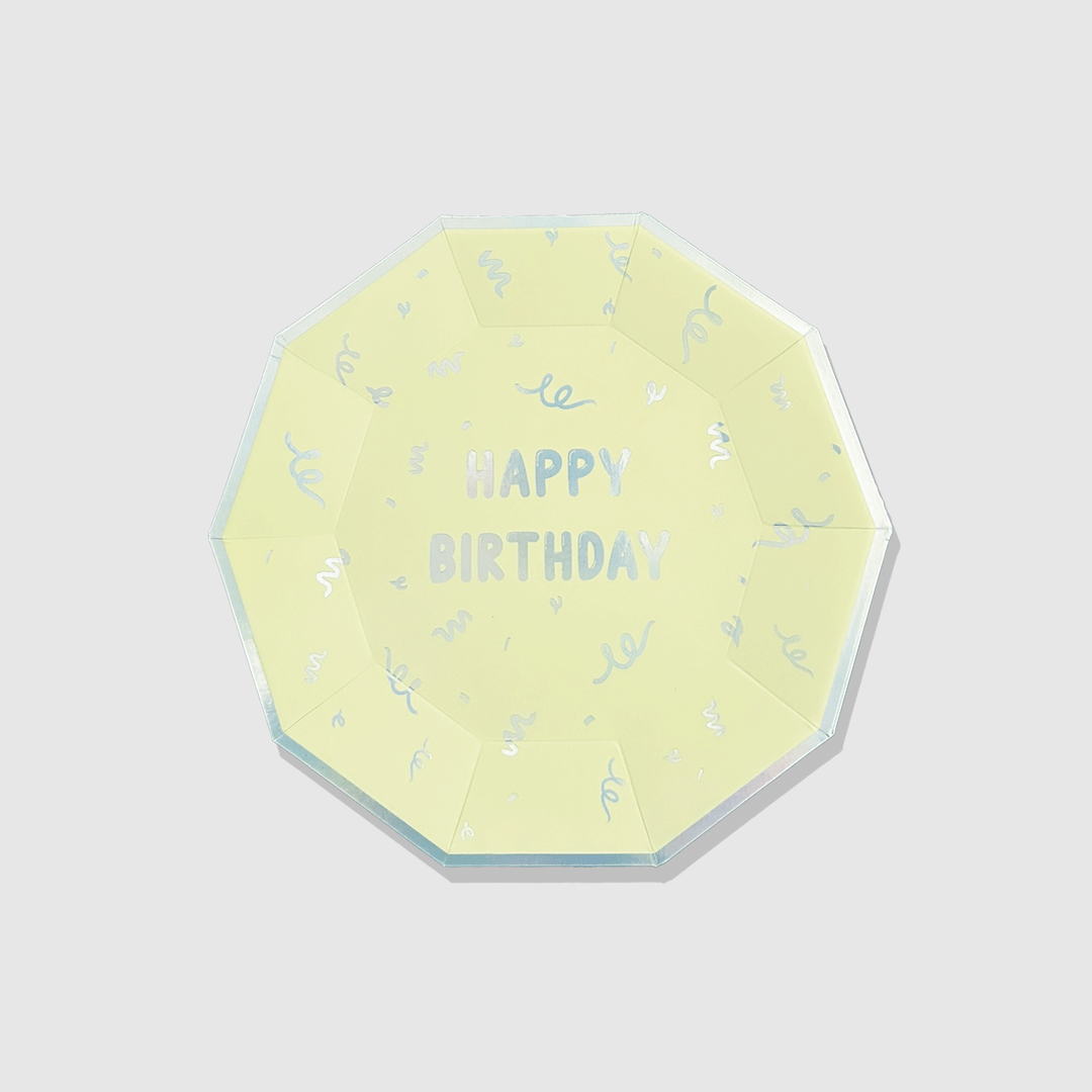 Happy Birthday Large Plates