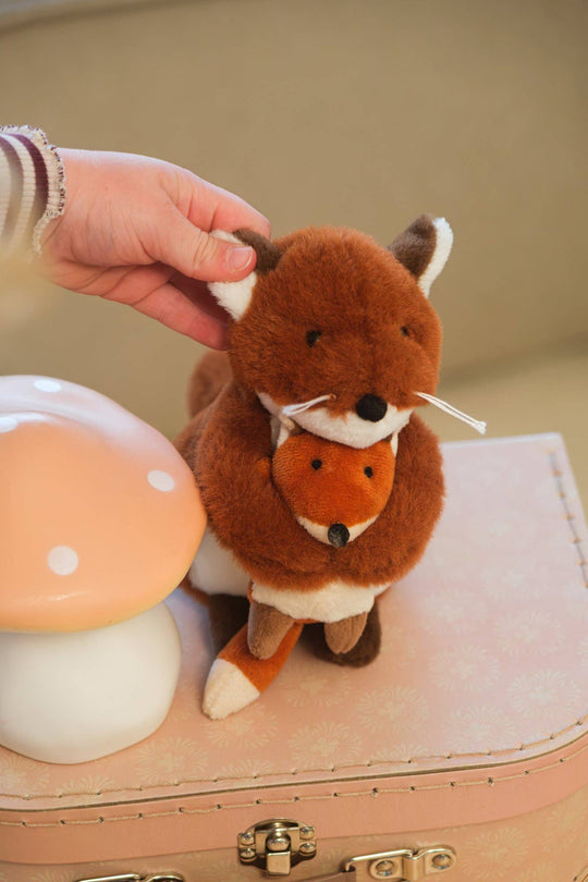 Plush Fox With Baby