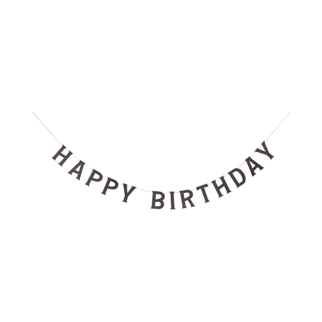 MIL1002 - Miles per Hour - Happy Birthday Banner Set
