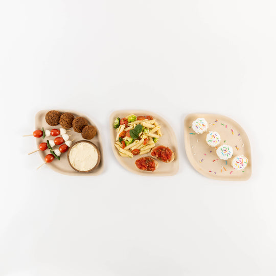 Compostable Appetizer Plates 8" | 3 Colors | 8-Pack