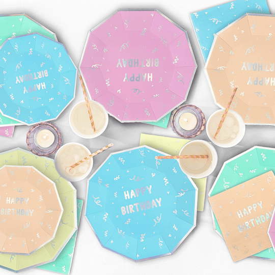 Happy Birthday Large Plates