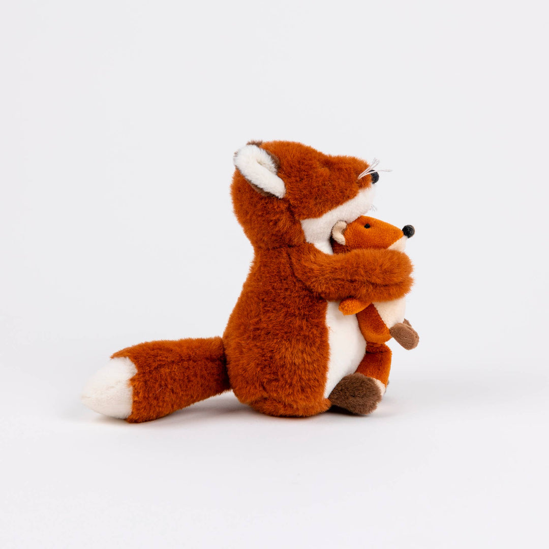 Plush Fox With Baby