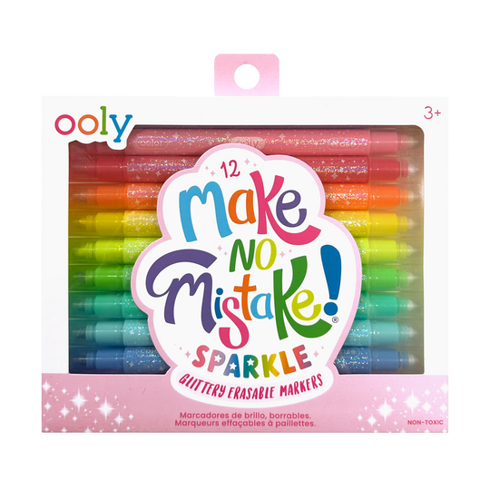 Make no Mistake!: Glittery Erasable Markers (Set of 12)