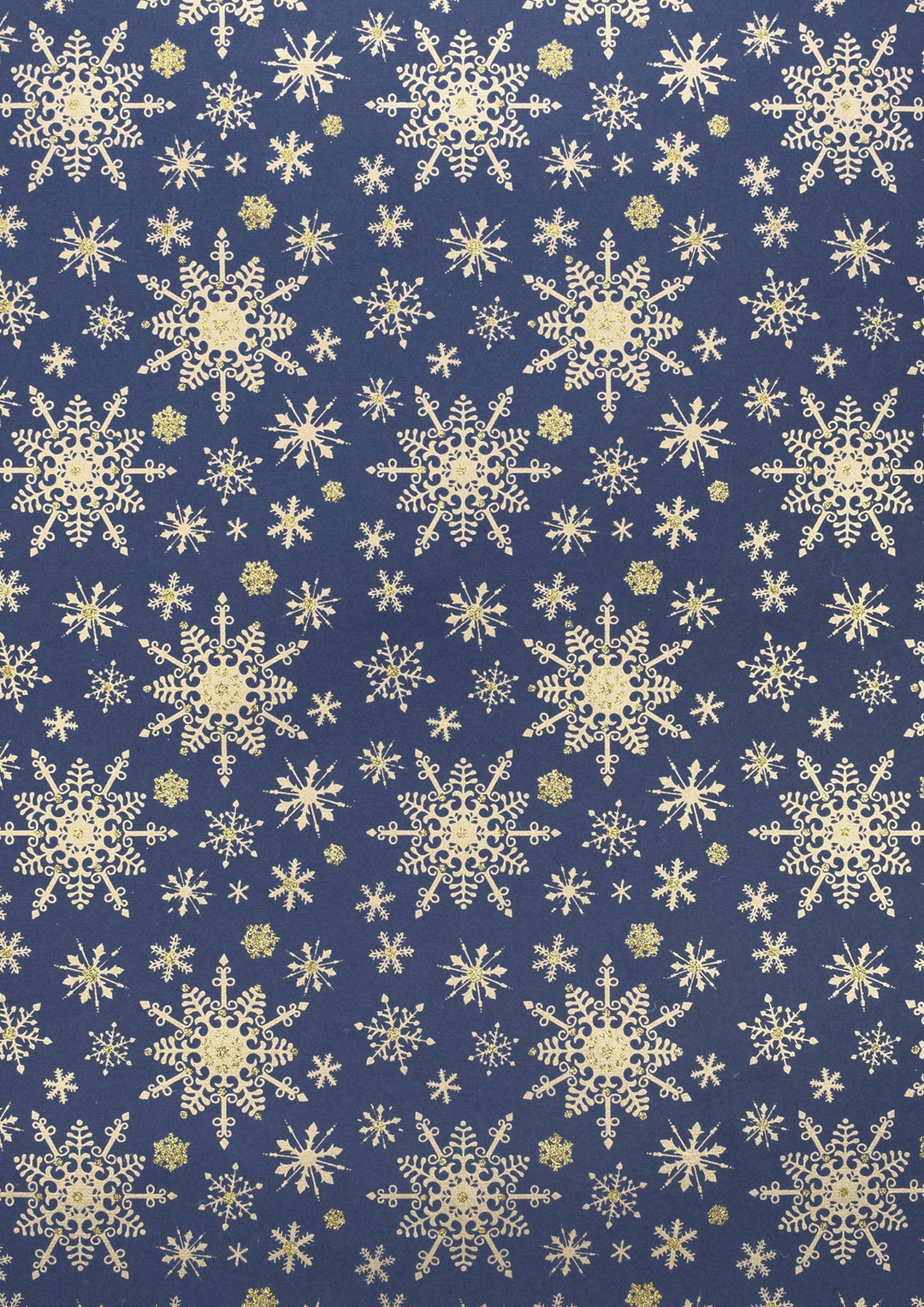 SNOWFLAKE BLUE ROLL WRAP