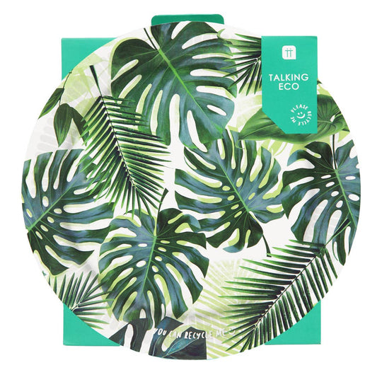 Tropical Paper Plates - 8 Pack