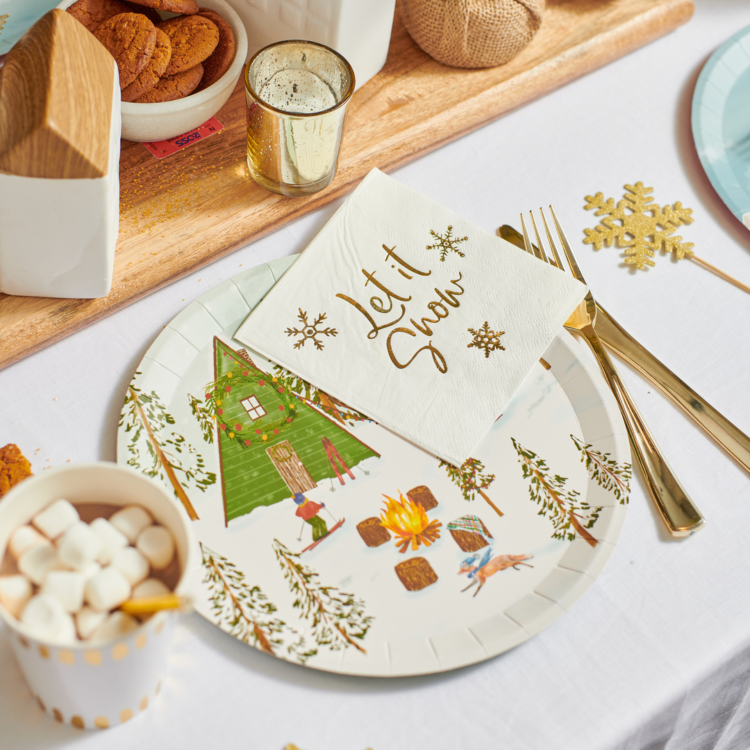 Winter Wonderland Large Plates (10 per pack)