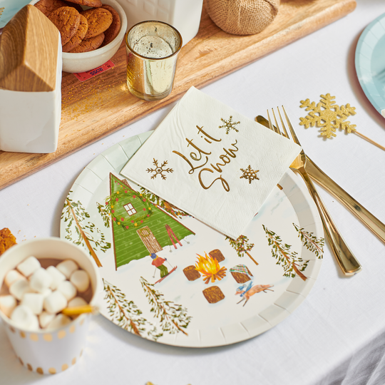 Winter Wonderland Large Plates (10 per pack)