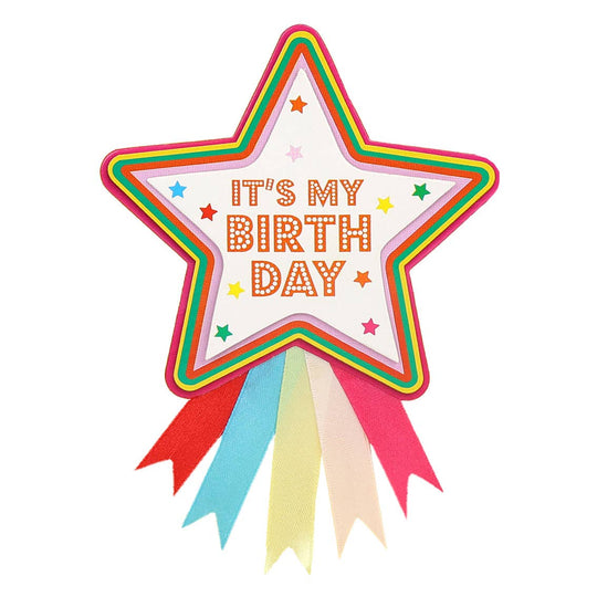Birthday Star Rosette Badge | Birthday Party |