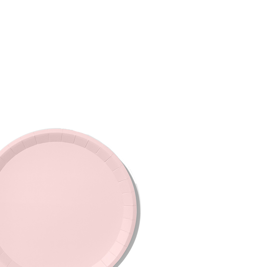 Pale Pink Classic Large Plates (10 per pack)