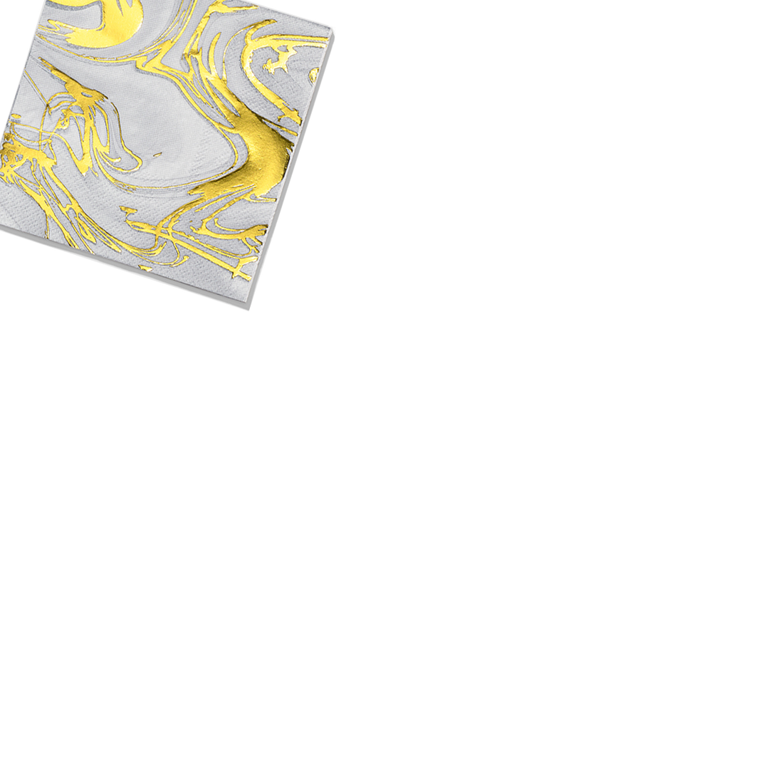 Carrara Marble Cocktail Napkins (25 per pack)