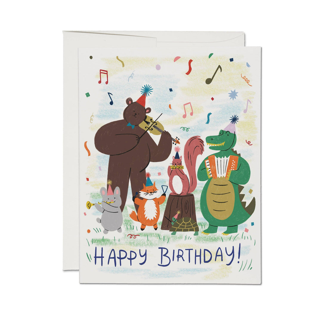 Animals Ensemble greeting card