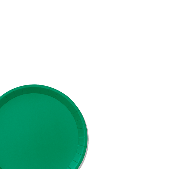 Green Classic Large Plates (10 per pack)