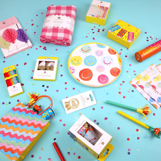 Birthday Brights Confetti Thrower POS Unit - 6 Pack