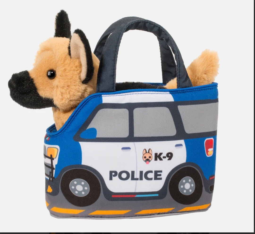 Police Car Sak w/ German Shepherd