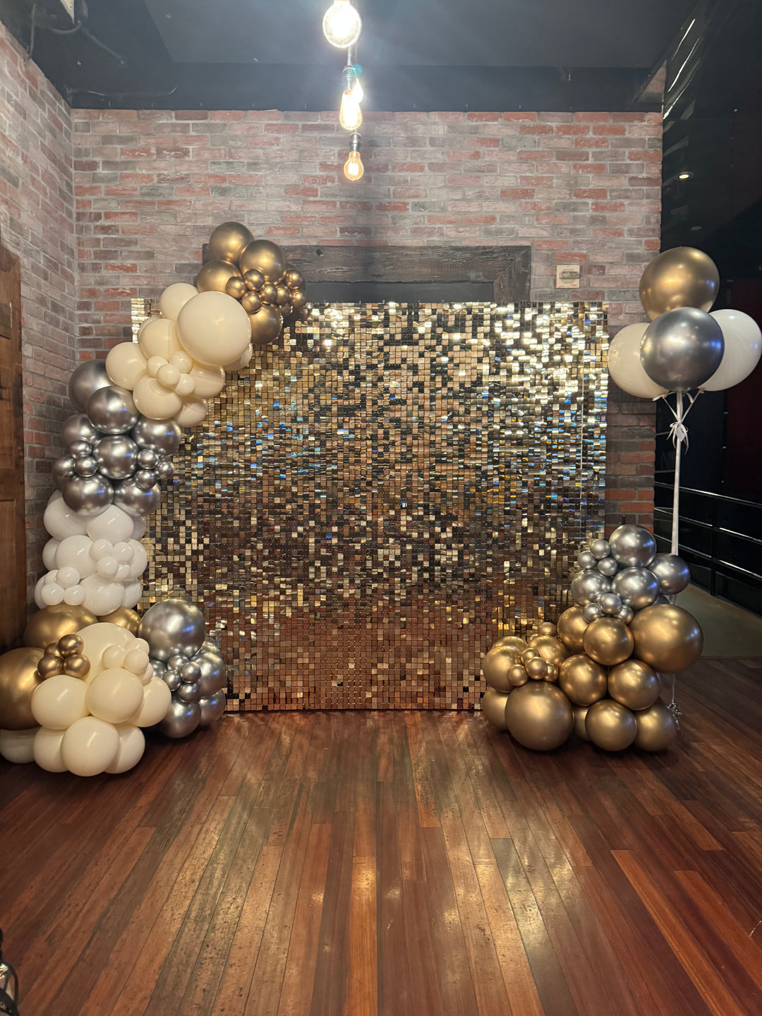 Gold Shimmer Wall