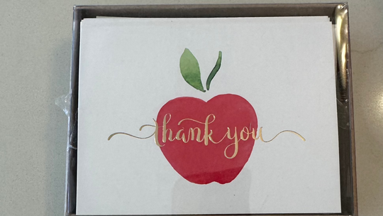 Thank you card