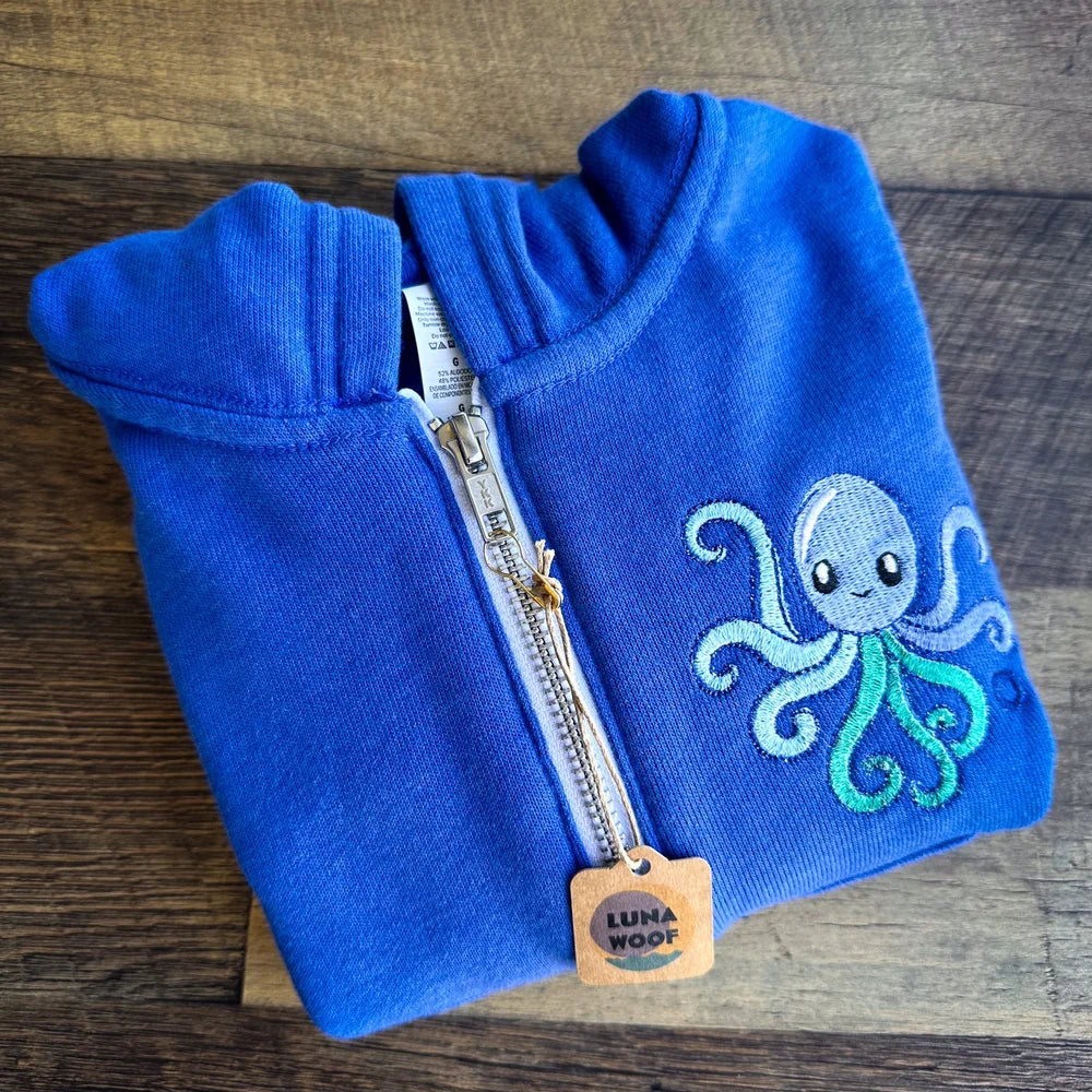 Luna Woof Kids Octopus Hoodie