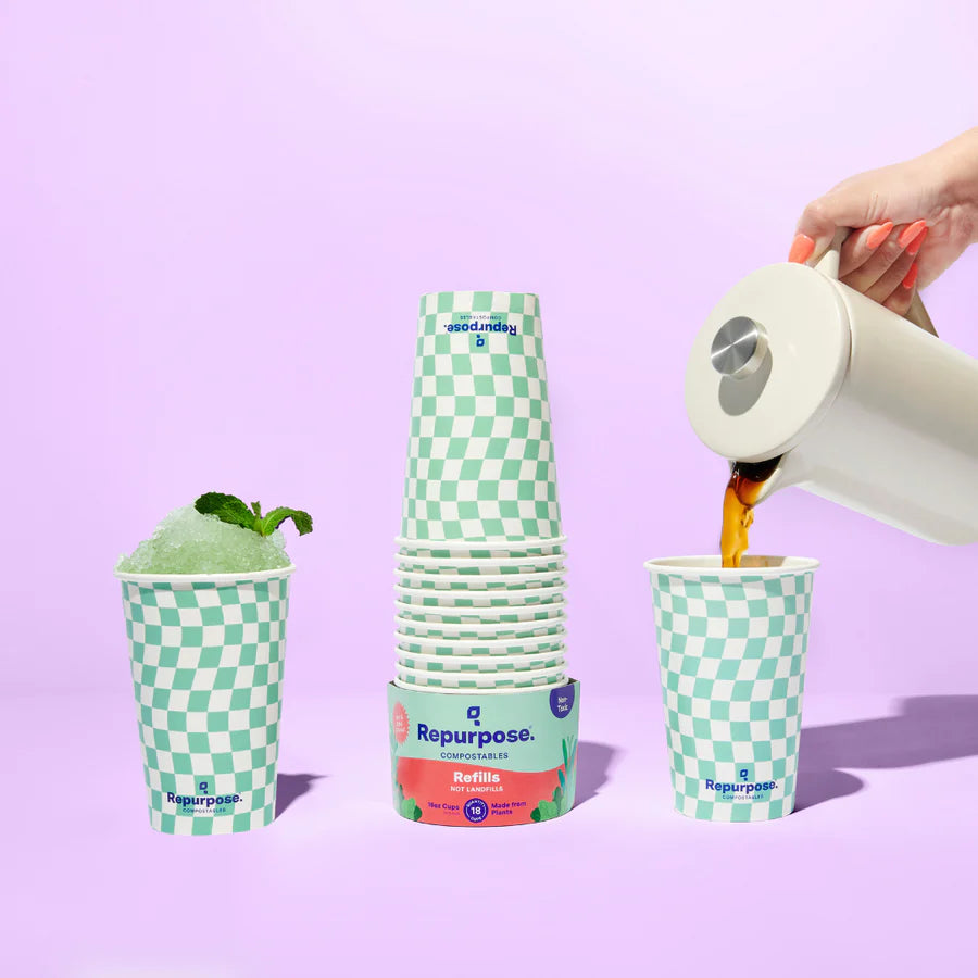 Compostable Hot and Cold Cups (16 oz)