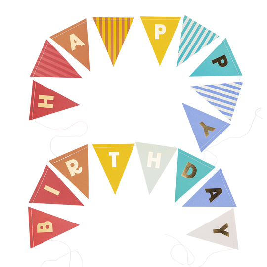 PLBDY03 - Happy Birthday Banner Set