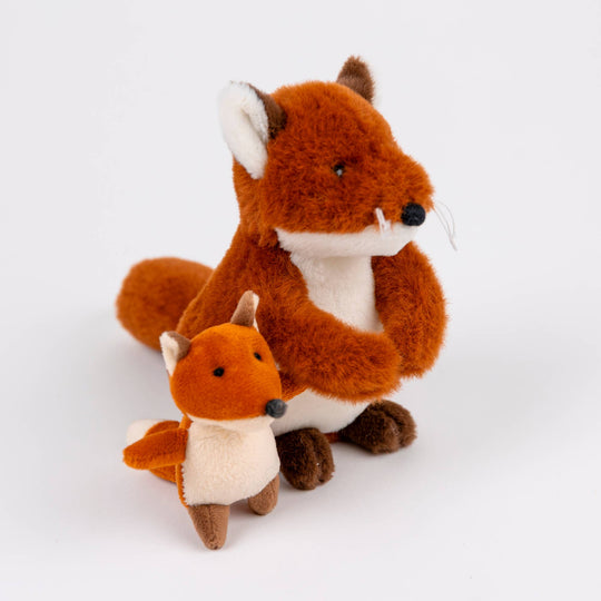 Plush Fox With Baby