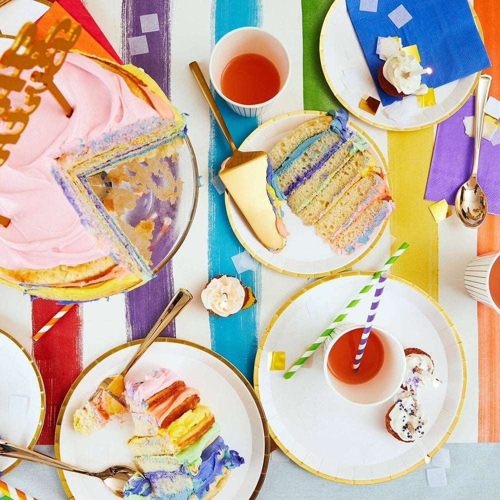 Red Large Paper Party Plates (10 per Pack)