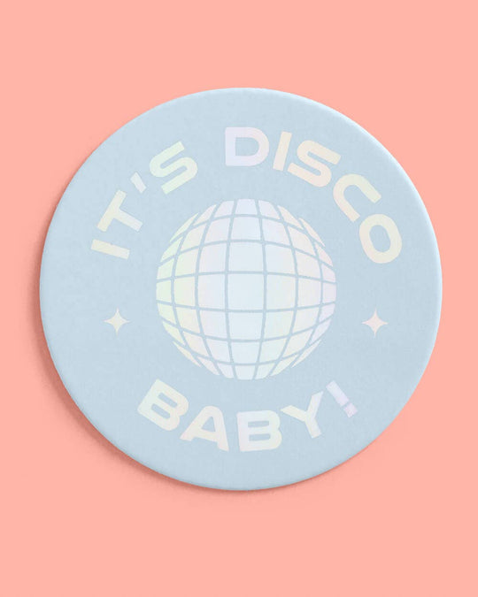 Disco Party Paper Cup Coasters,Birthday Party Decor,Supplies