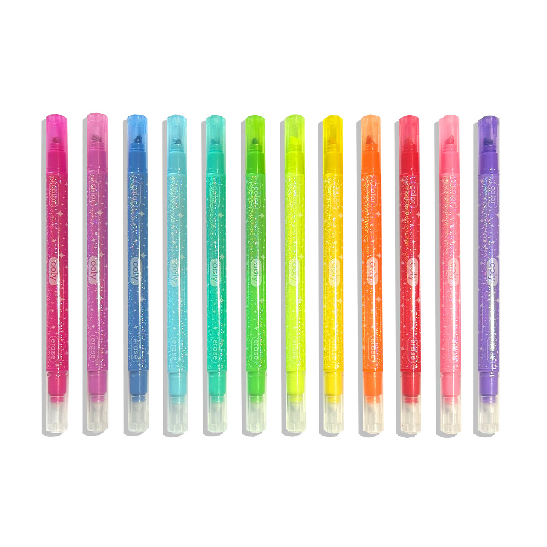 Make no Mistake!: Glittery Erasable Markers (Set of 12)