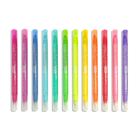 Make no Mistake!: Glittery Erasable Markers (Set of 12)