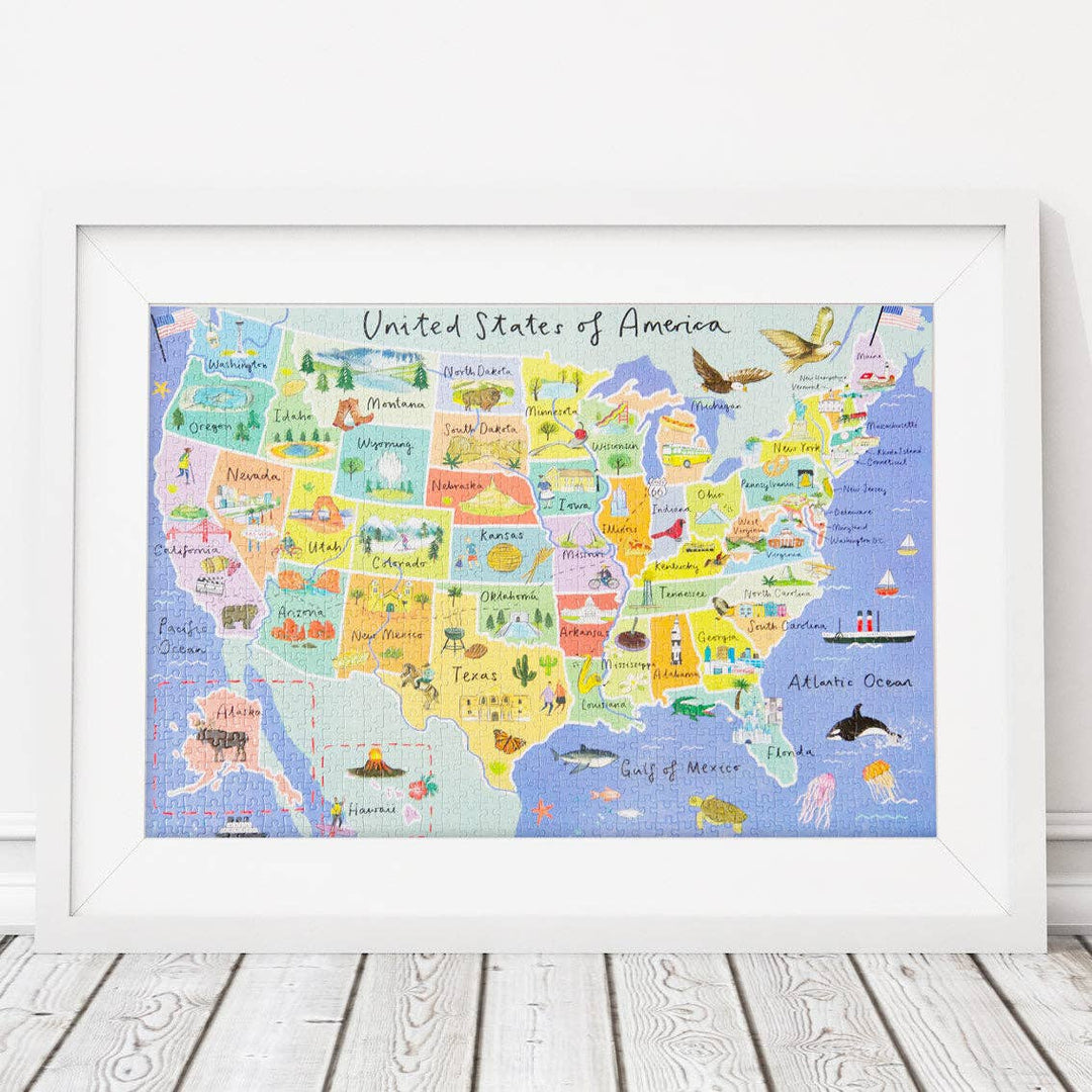 USA Jigsaw Puzzle - 1000pcs | Christmas Gifts |