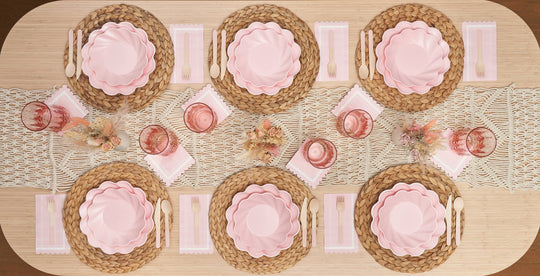 Simply Eco Compostable Dinner Plate Blush/8pkg