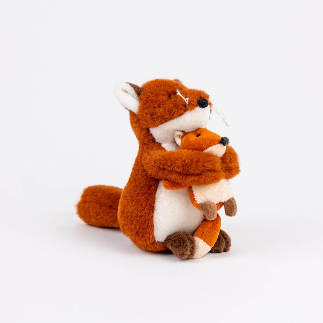 Plush Fox With Baby