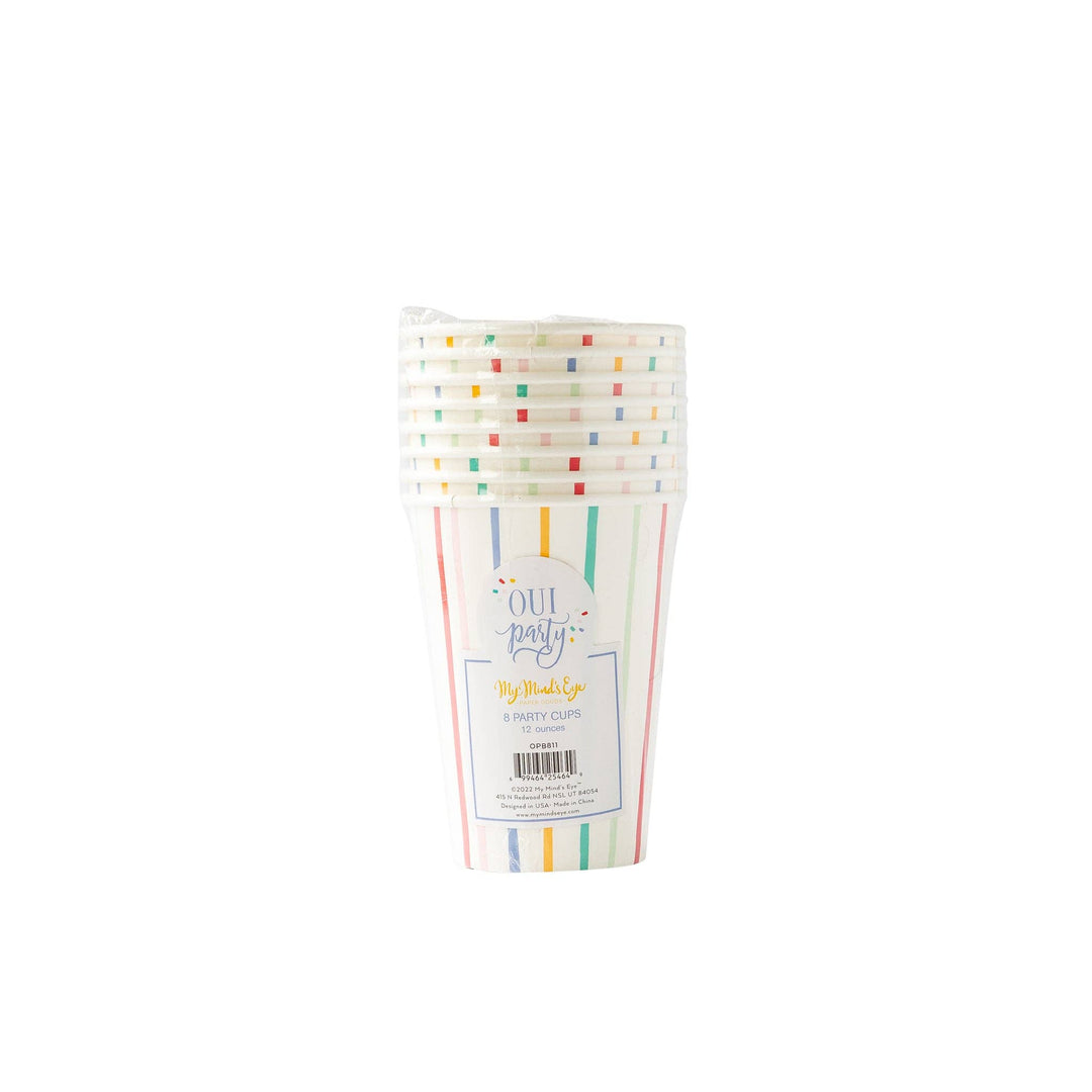 OPB811 - Oui Party Birthday Paper Party Cups