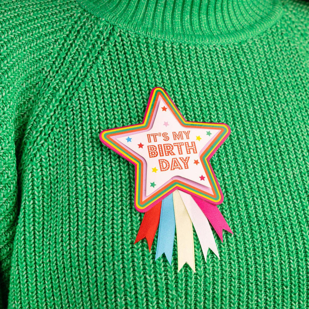 Birthday Star Rosette Badge | Birthday Party |
