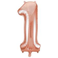 Number Balloon with HELIUM