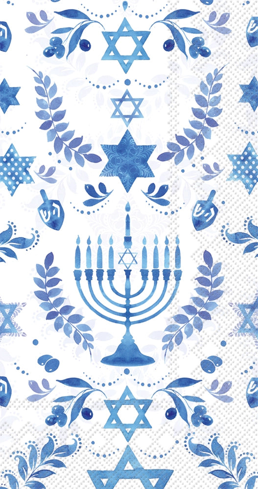 Hanukkah Paper Guest Towels