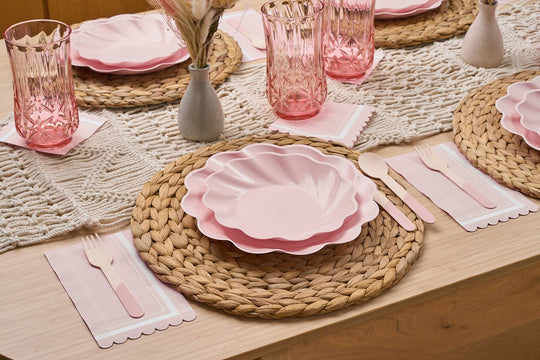 Simply Eco Compostable Dinner Plate Blush/8pkg