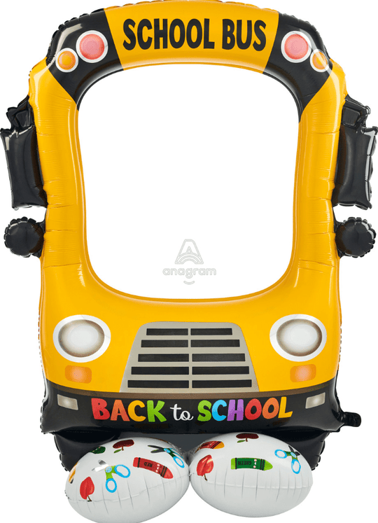 Back to School | School Bus 56" Foil Balloon Frame