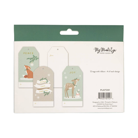 PLGT201 - Woodland Christmas Tag Set