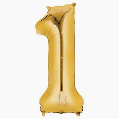 Number Balloon with HELIUM